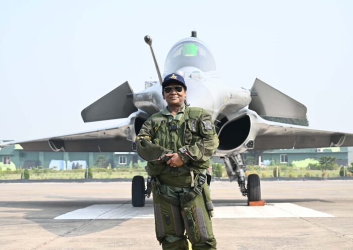 President Droupadi Murmu in Rafael Fighter Jet
